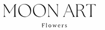 Moon Art Flowers Logo